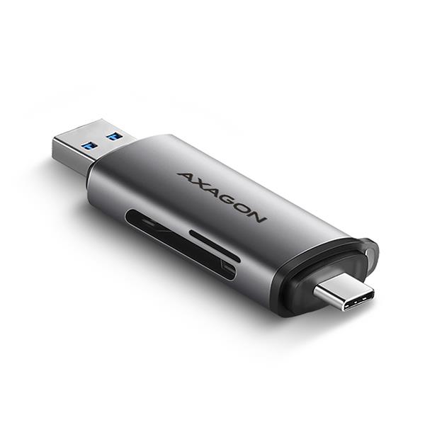 Axagon atminties kortelių skaitytuvas USB-C+USB3.2 SD/MicroSD CRE-SAC