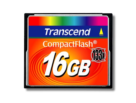 Transcend Compact Flash 16GB 133X atminties kortelė