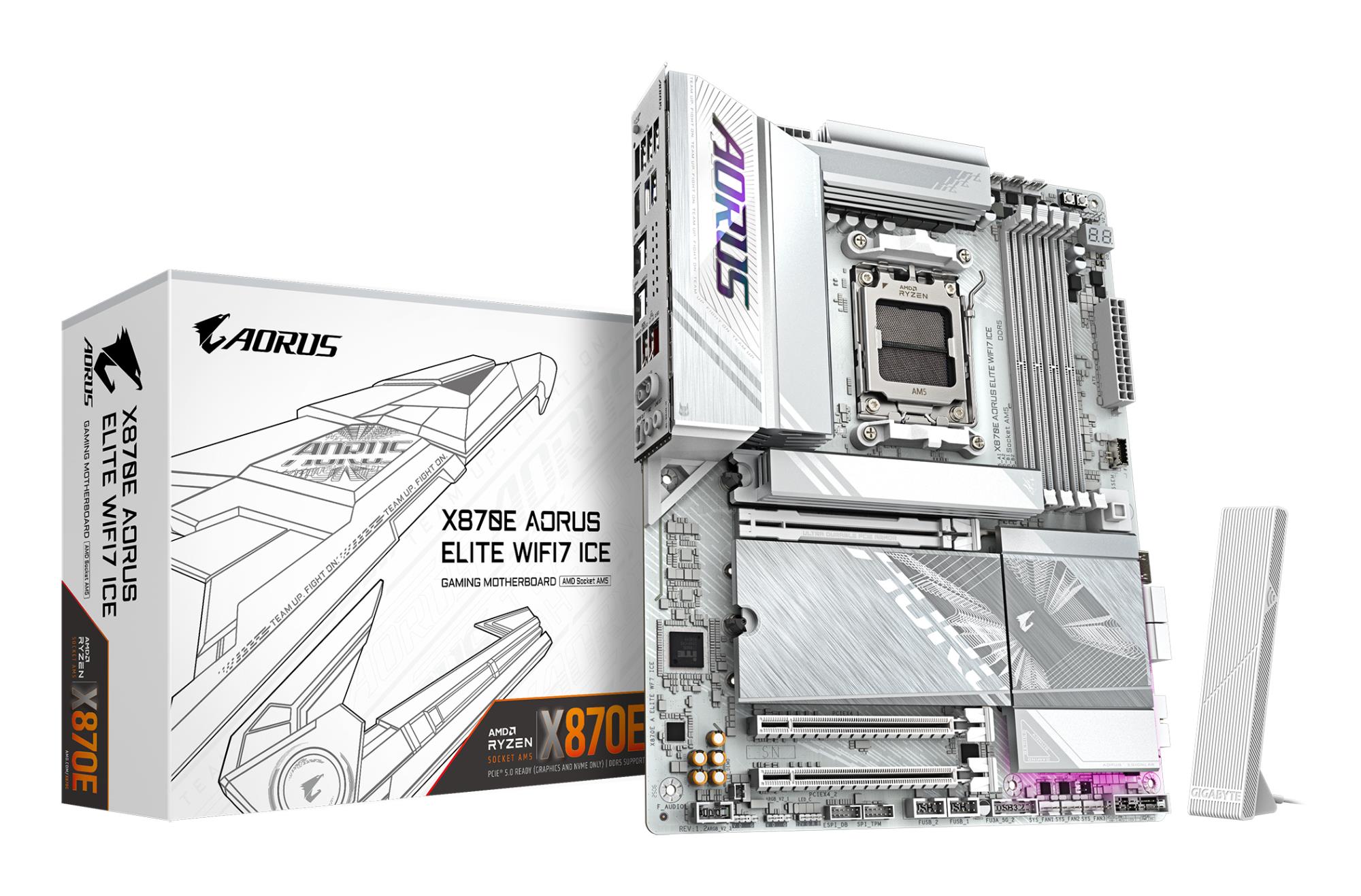 Pagrindinė plokštė GIGABYTE AMD X870 SAM5 ATX DDR5
