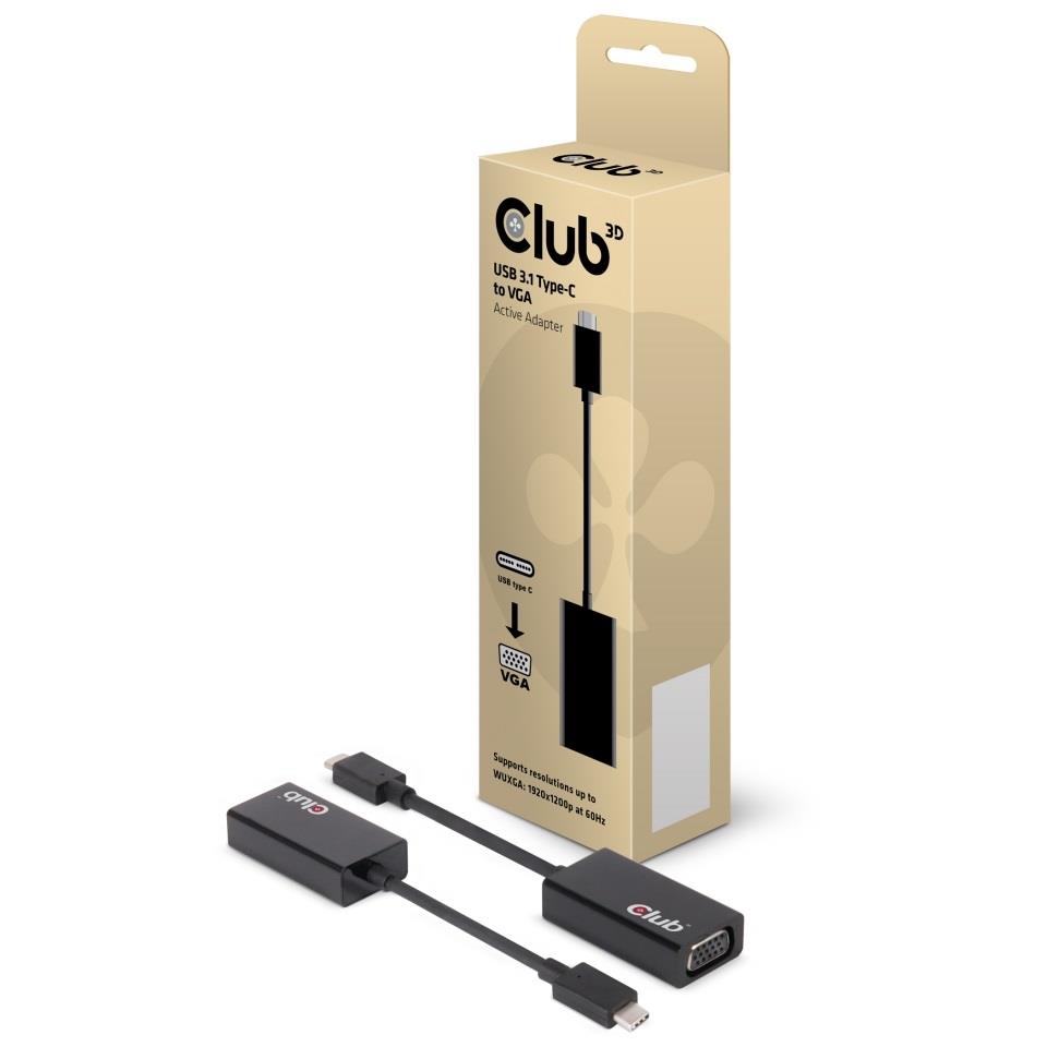 USB-C į VGA adapteris CAC-1502 Club3D