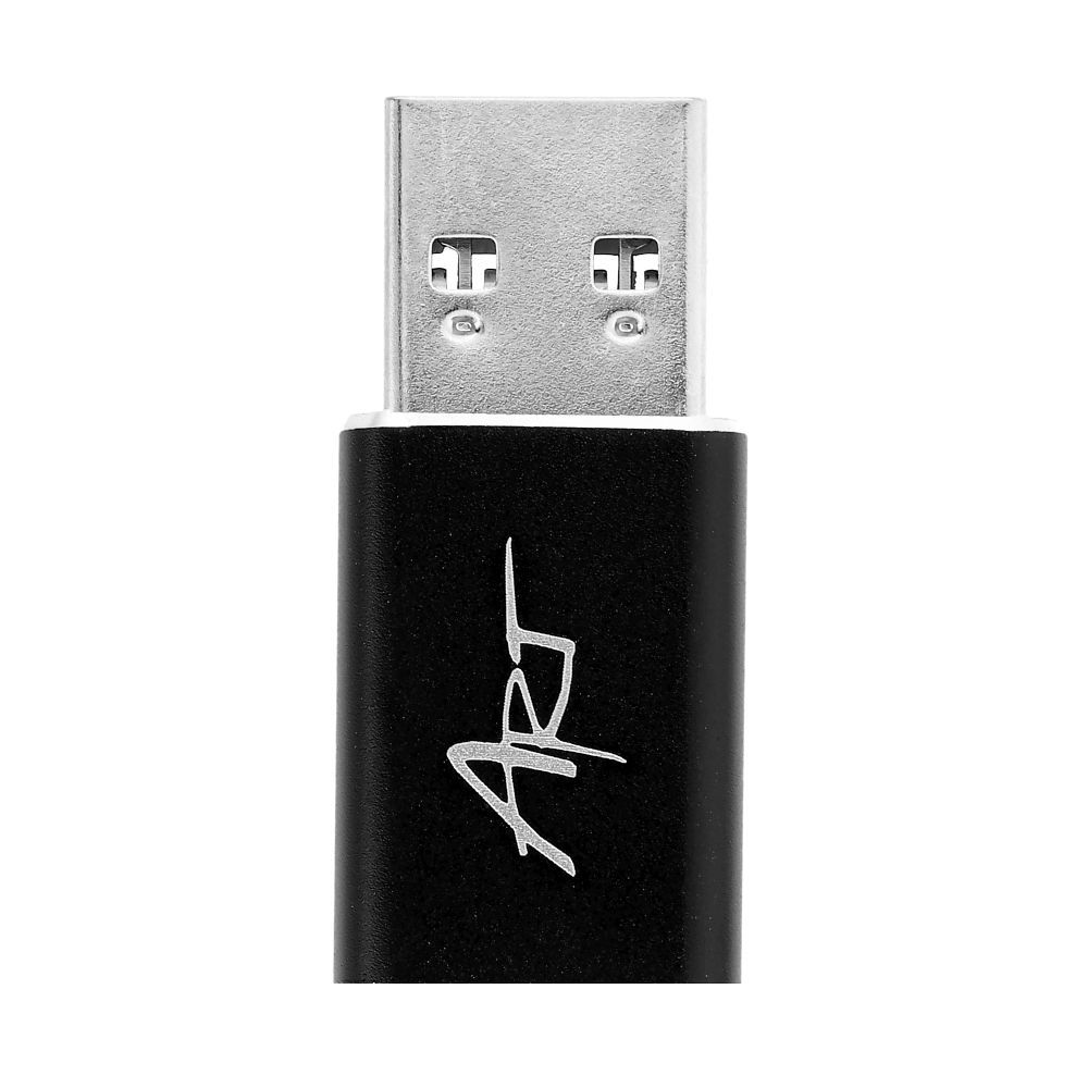 USB A 3.0 į USB C adapteris ART C12 OTG juodas