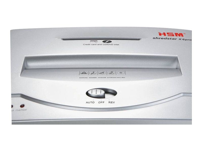 HSM 1046111 Shredstar X6 Pro dokumentų naikiklis, kryžminio pjovimo