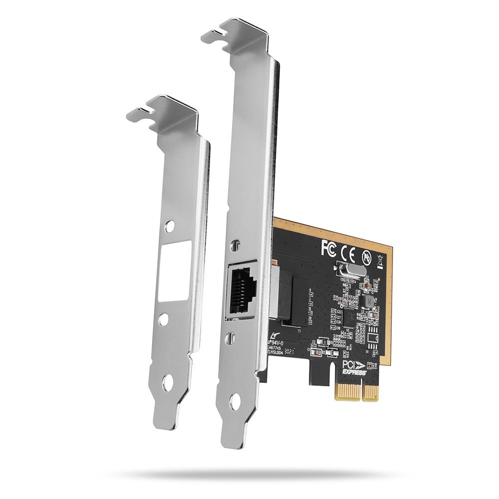 Axagon tinklo plokštė PCIe 1GbE 1 jungtis PCEE-GRF