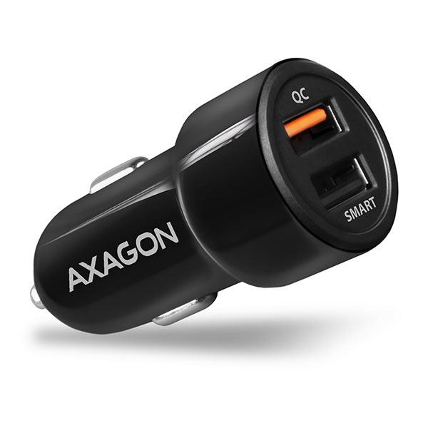 Axagon automobilinis USB įkroviklis 2 jungtys 31.5W PWC-QC5