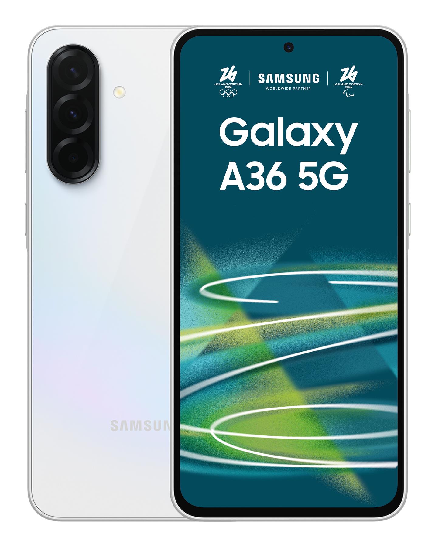 Samsung Galaxy A36 5G 256GB baltas mobilusis telefonas