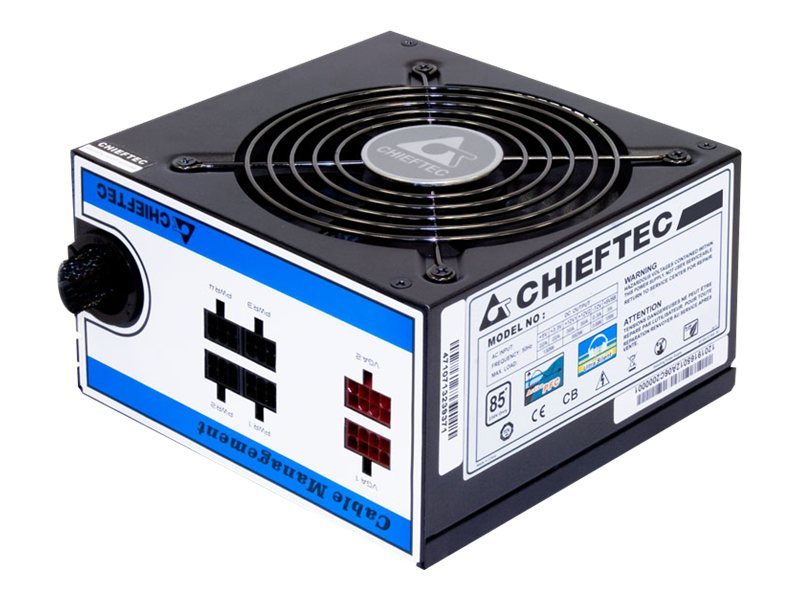 Chieftec 550W maitinimo blokas 85+ 230V su kabelių valdymu