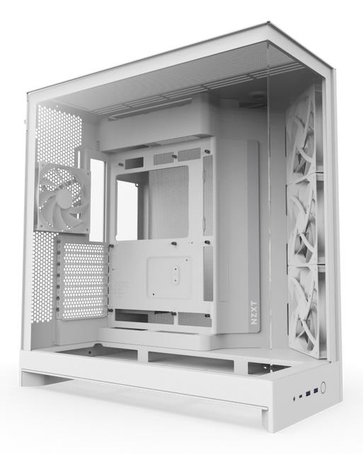 Kompiuterio korpusas NZXT Midi Tower ATX EATX baltas