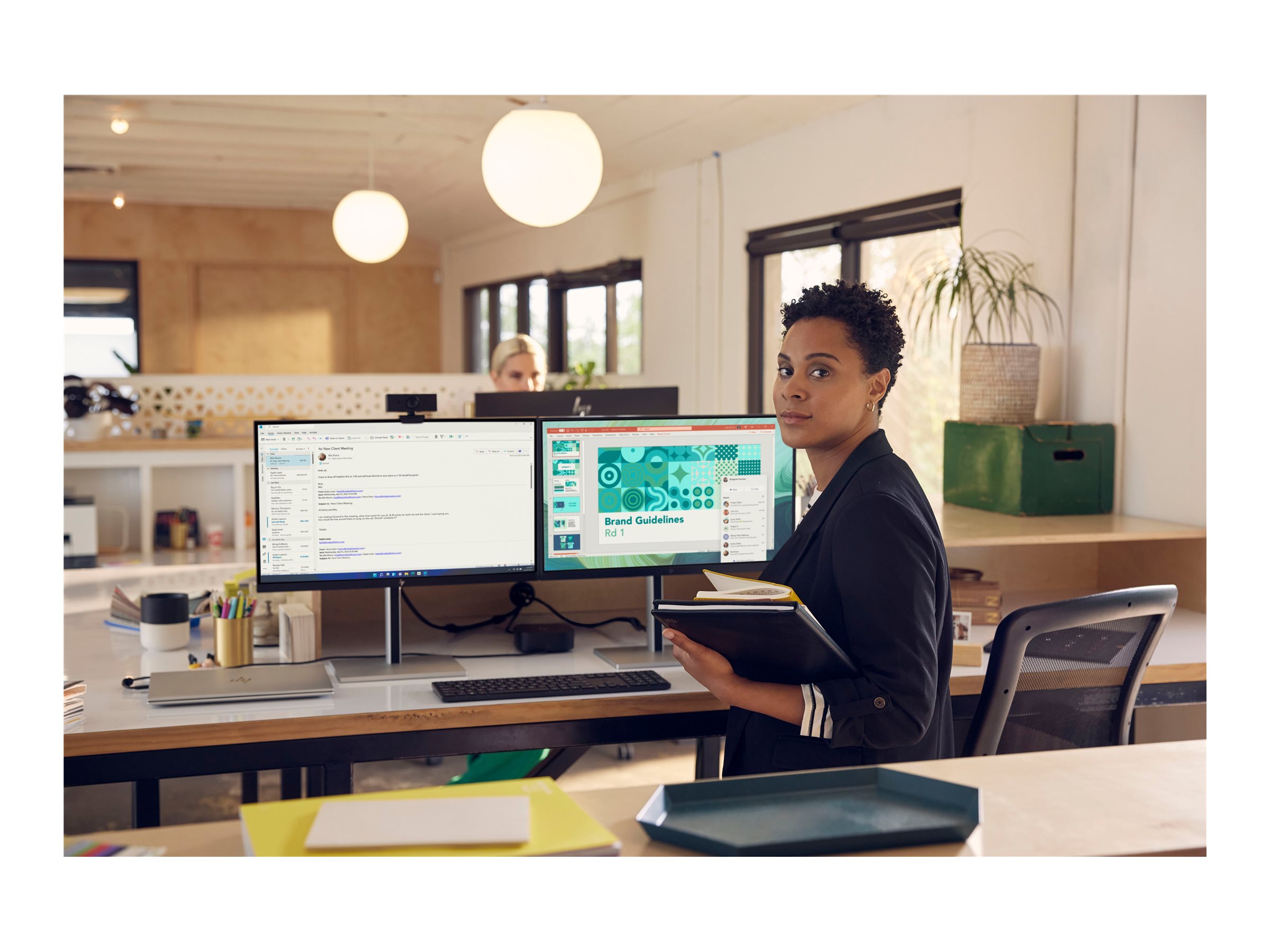 "HP E24t G5 23.8i Touch FHD" monitorius (LT)