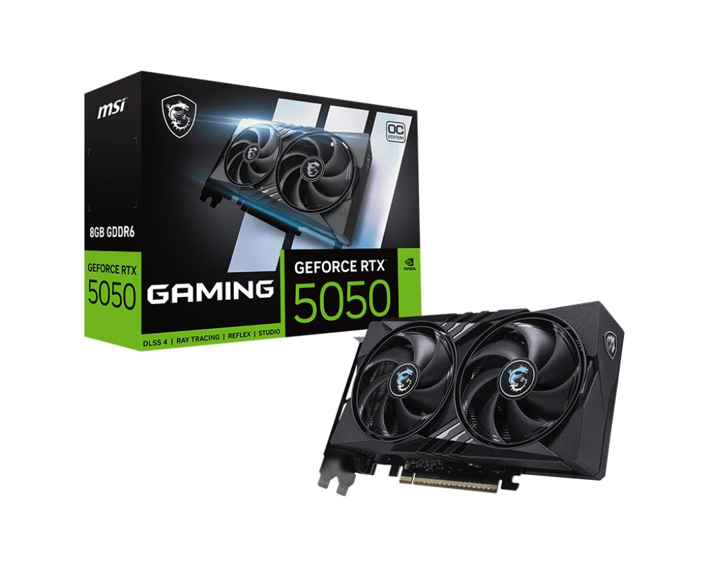 Vaizdo plokštė MSI NVIDIA GeForce RTX 5050 8 GB GDDR6 128 bit PCIe x16 5.0