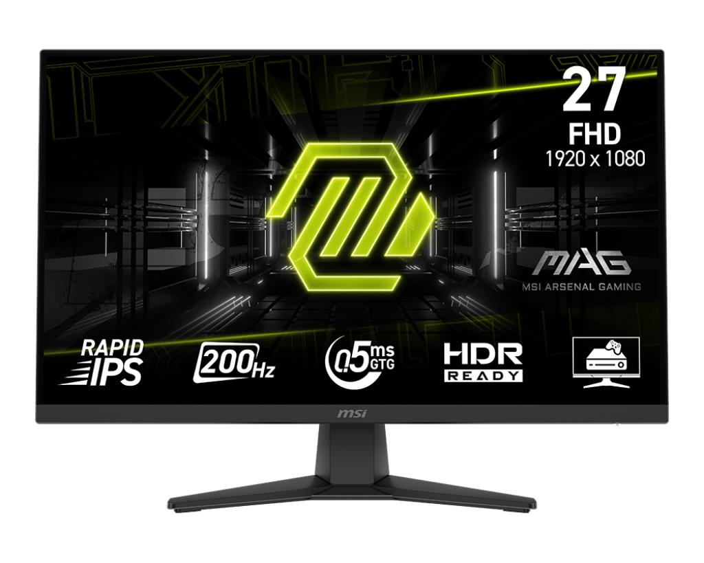 Monitorius MSI MAG 272F 27" žaidimų IPS 1920x1080 200Hz 0.5ms juodas