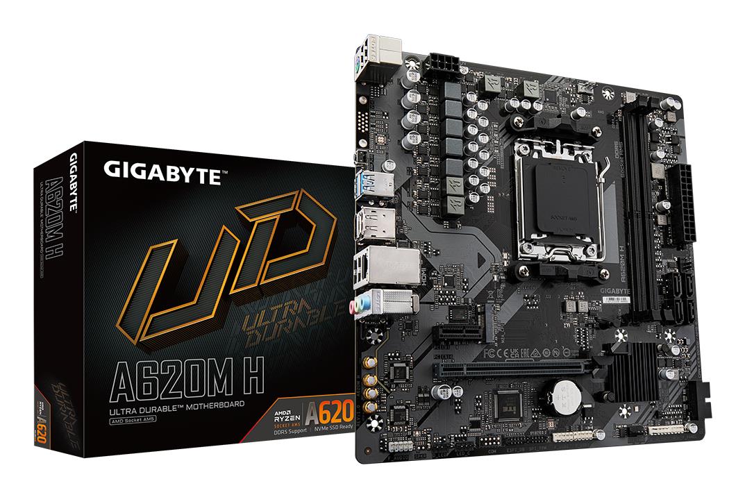 Pagrindinė plokštė GIGABYTE AMD A620A SAM5 DDR5 Micro-ATX