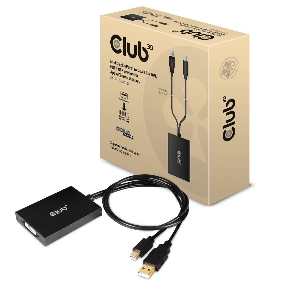 Adapteris Mini DP į DVI aktyvus CAC-1130-A Club3D