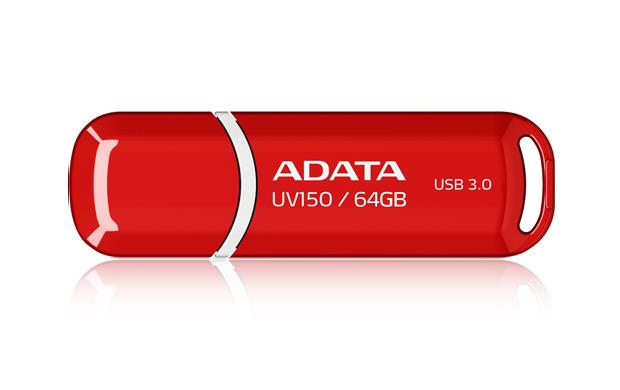 ADATA 64GB DashDrive UV150 USB atmintukas USB A tipo 3.2 Gen 1 (3.1 Gen 1) Raudona