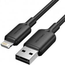Laidas USB2.0 į Lightning 2m juodas Vention