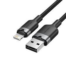 Laidas USB2.0 į Lightning 1m juodas Vention