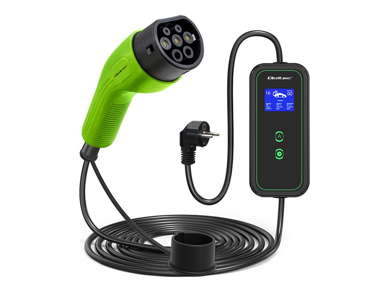 QOLTEC 52470 mobilusis įkroviklis EV 2in1