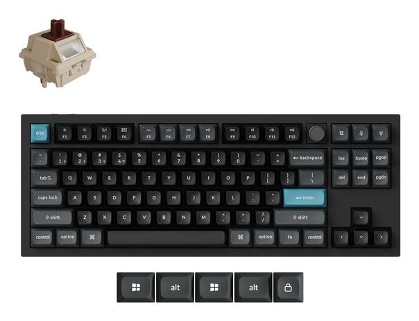 Belaidė klaviatūra KEYCHRON Q3 Ultra Black Q3U-M3