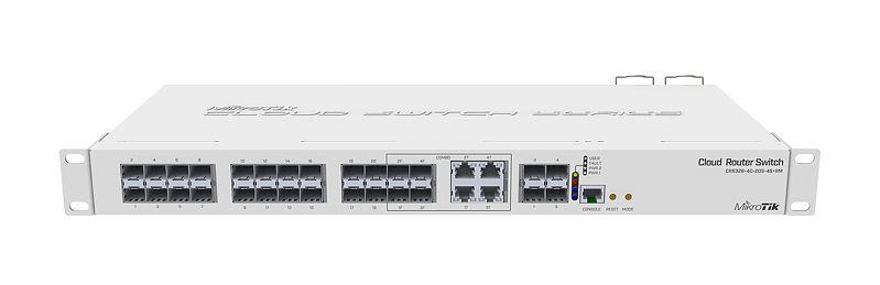 Komutatorius MIKROTIK CRS328-4C-20S-4S+RM L2 Rack 1U 4xSFP combo 20xSFP 4xSFP+