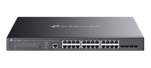 Komutatorius TP-LINK Omada SG3428XMPP 24x10/100/1000Base-T 4xSFP+ PoE+ 16 prievadų 500W