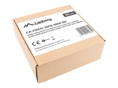 Lanberg HDMI laidas 80m optinis AOC