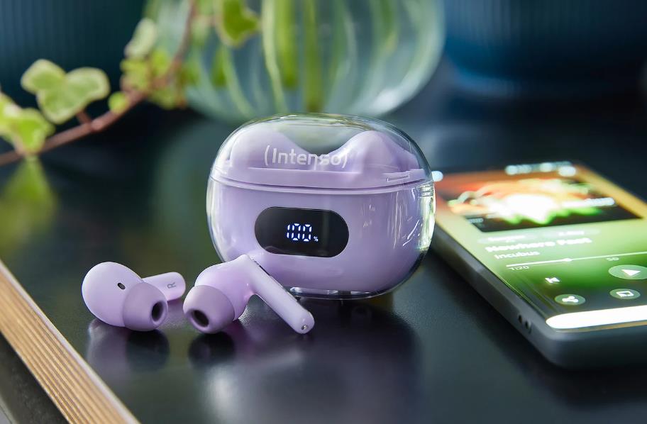 Intenso Buds Plus T310AE ausinės, violetinės