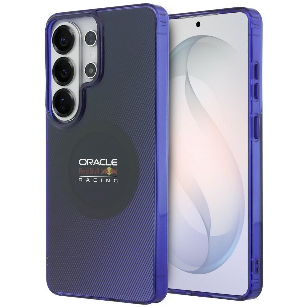 raudonas BULL dėklas SAMSUNG S26 Ultra RBHMS26L24HGDSV (Magnetic Double Layer PC Blended Lines) tamsiai mėlynas