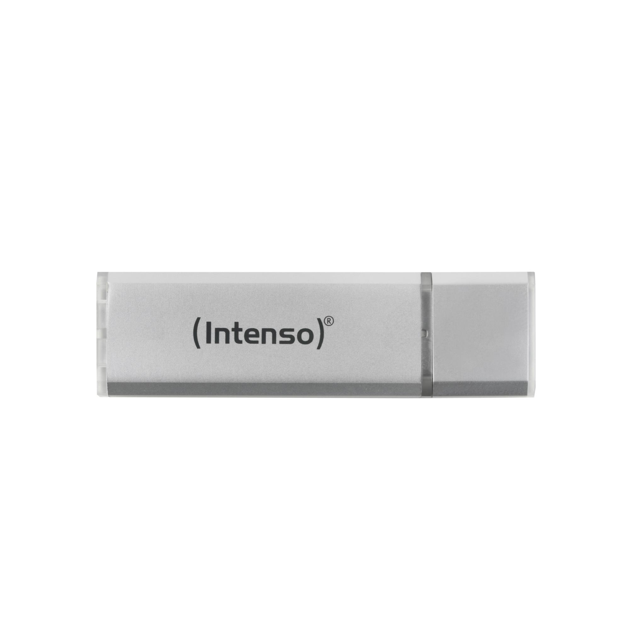 USB atmintinė USB2 16GB sidabrinė Intenso
