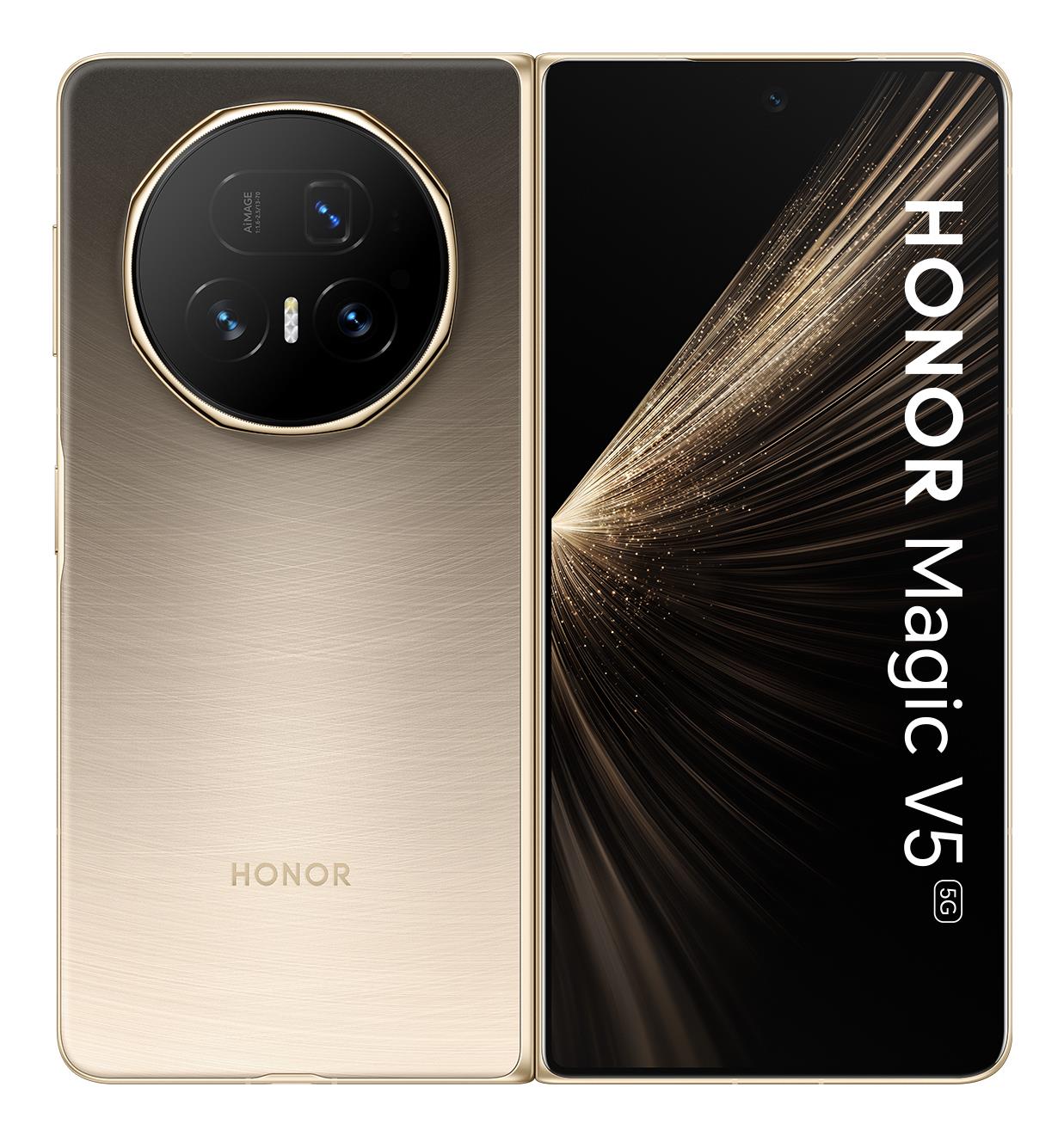 Mobilusis telefonas Honor Magic V5 16/512GB auksinis