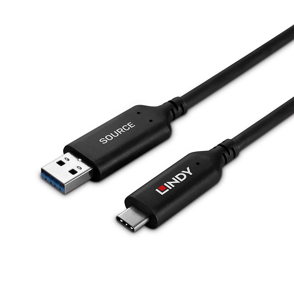 Lindy USB3.2 Type A į C laidas 25m