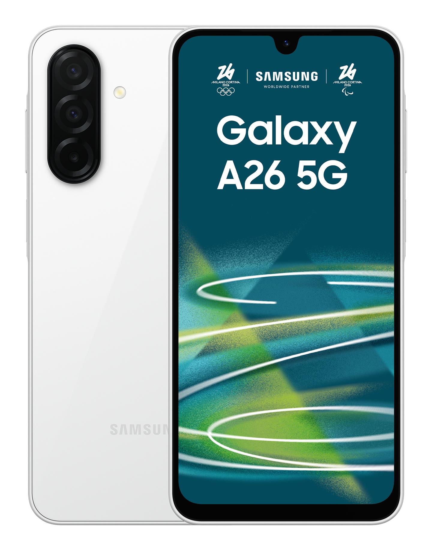 Samsung Galaxy A26 5G 256GB baltas mobilusis telefonas