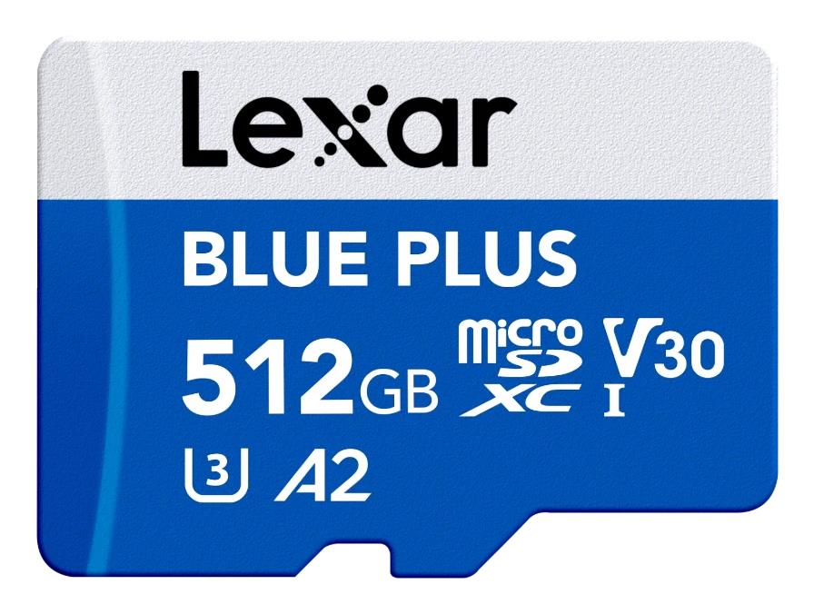 Atminties kortelė LEXAR Micro SDXC 512GB UHS-I su adapteriu