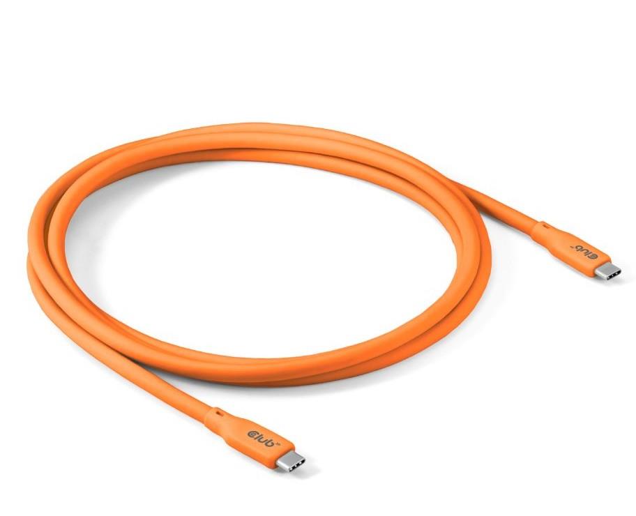 USB-C laidas 2m Oranžinis CAC-3000 Club3D