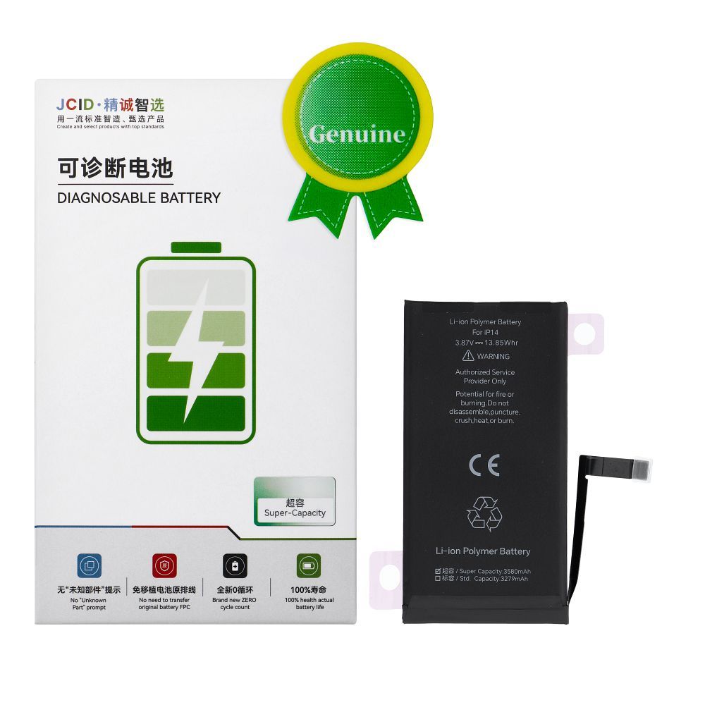 JCID diagnozuojama originali "iPhone 14" baterija (didelės talpos)