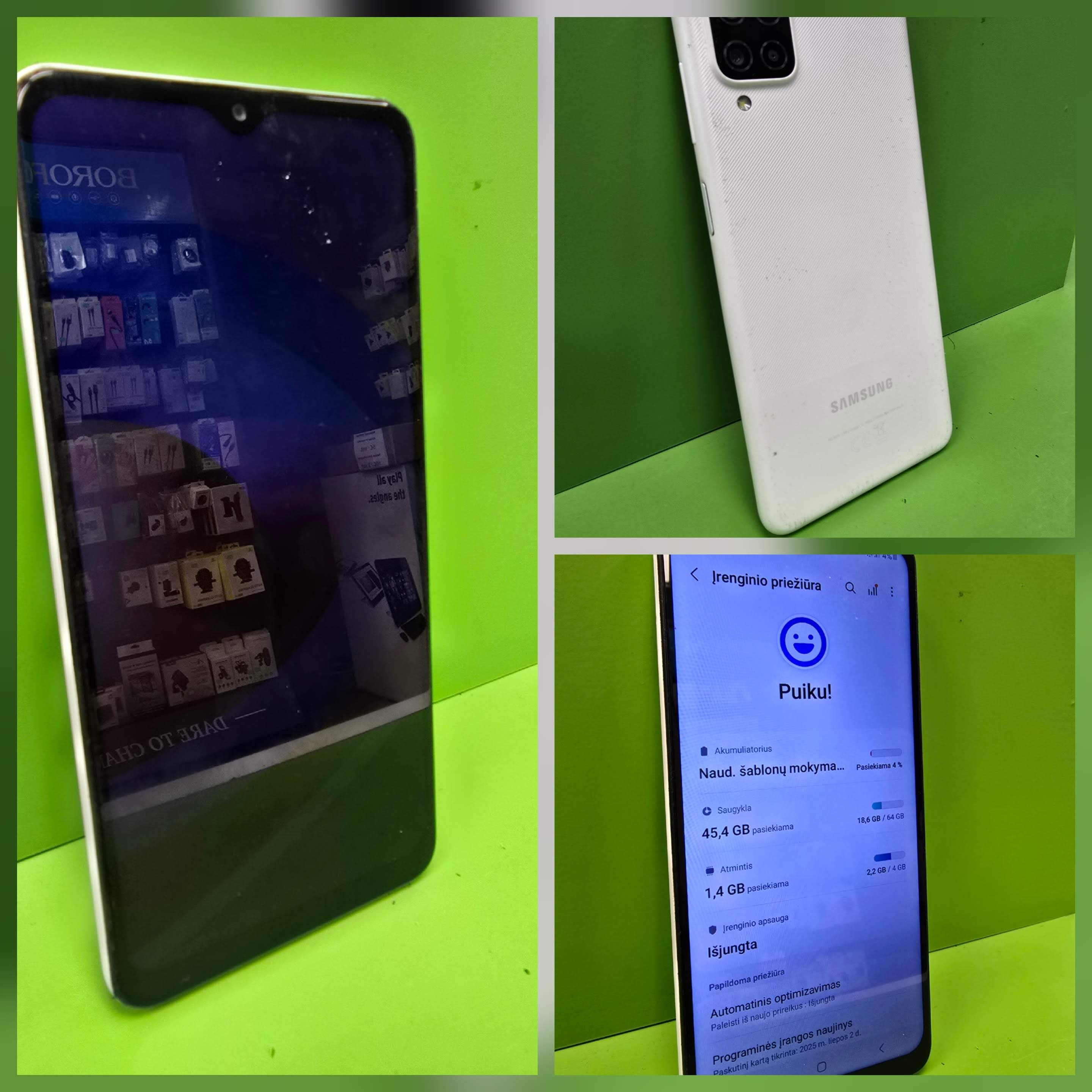 Samsung Galaxy A12 64GB (Naudota Prekė)