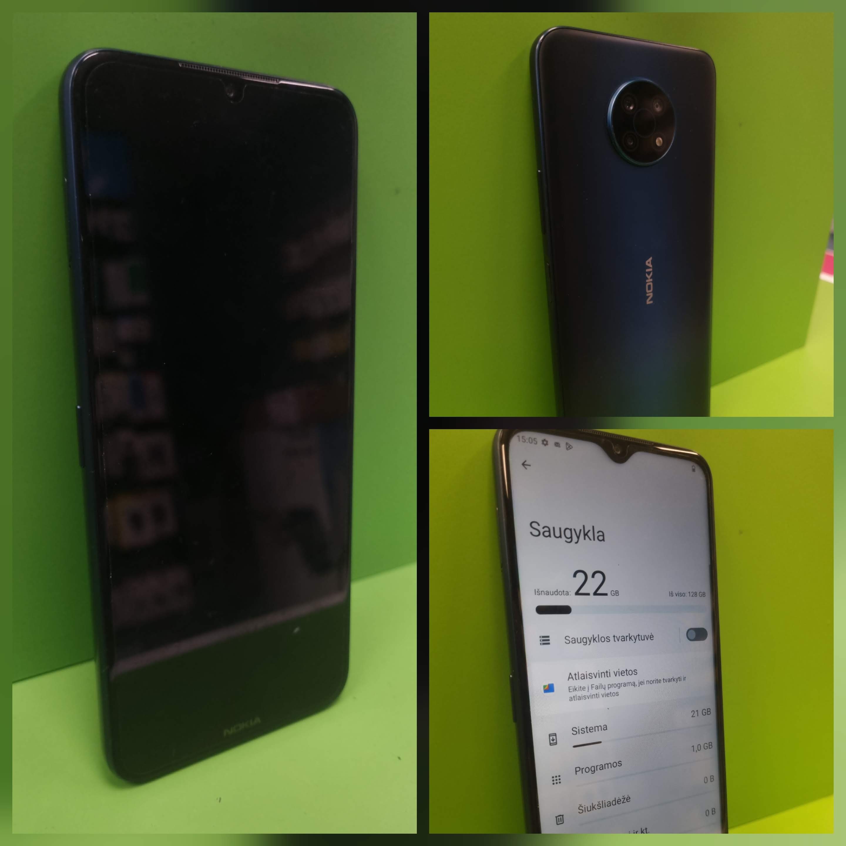 Nokia G50 128GB (Naudota Prekė)