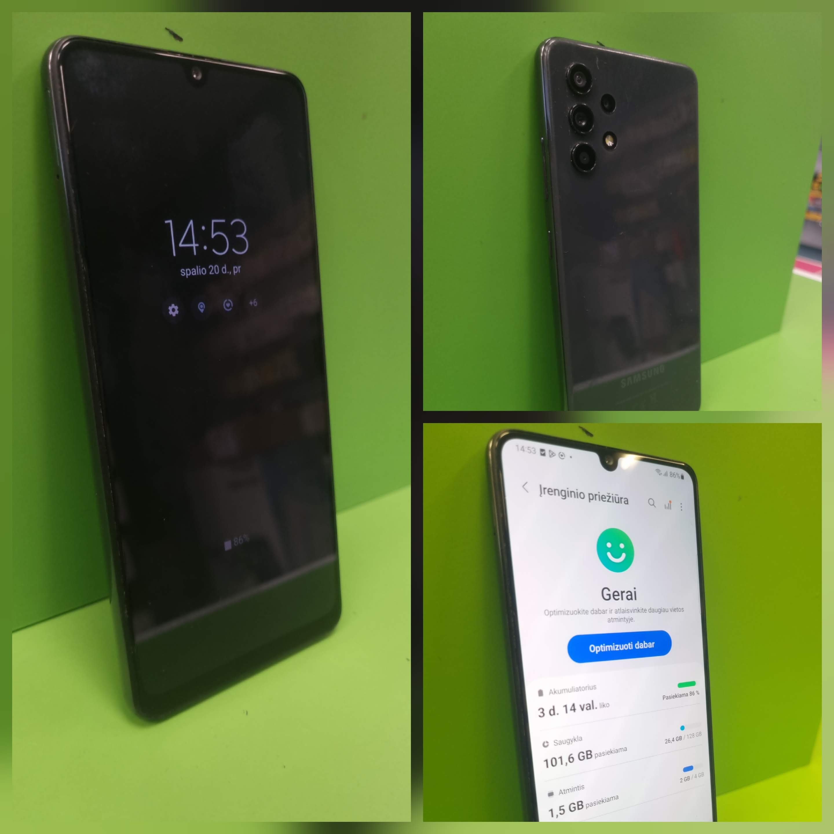 Samsung Galaxy A32 128GB (Naudota Prekė)