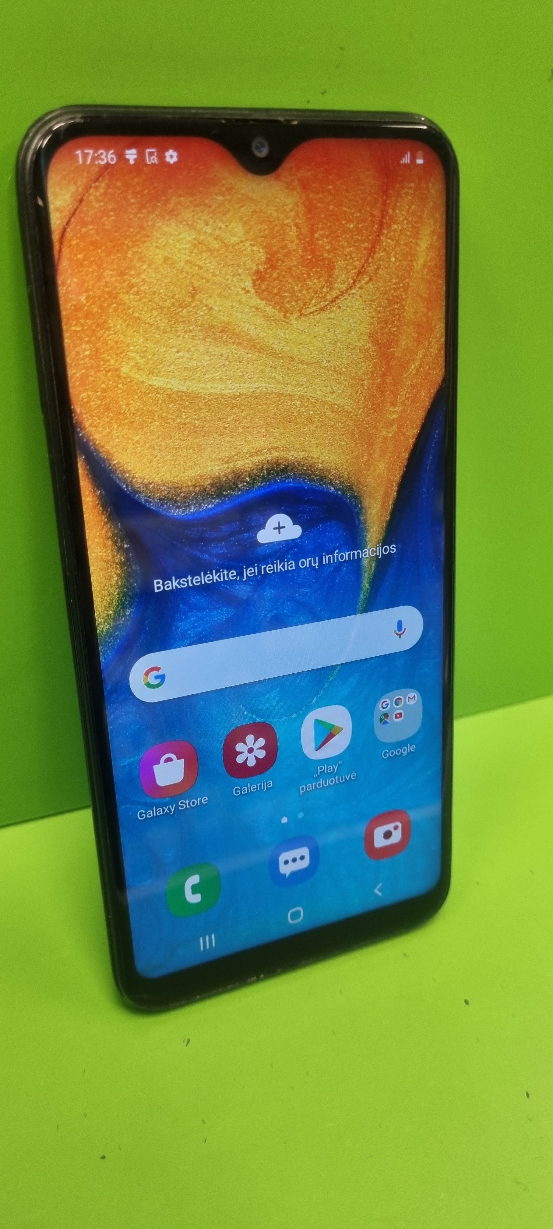 Samsung Galaxy A20e 32GB (Naudota prekė)
