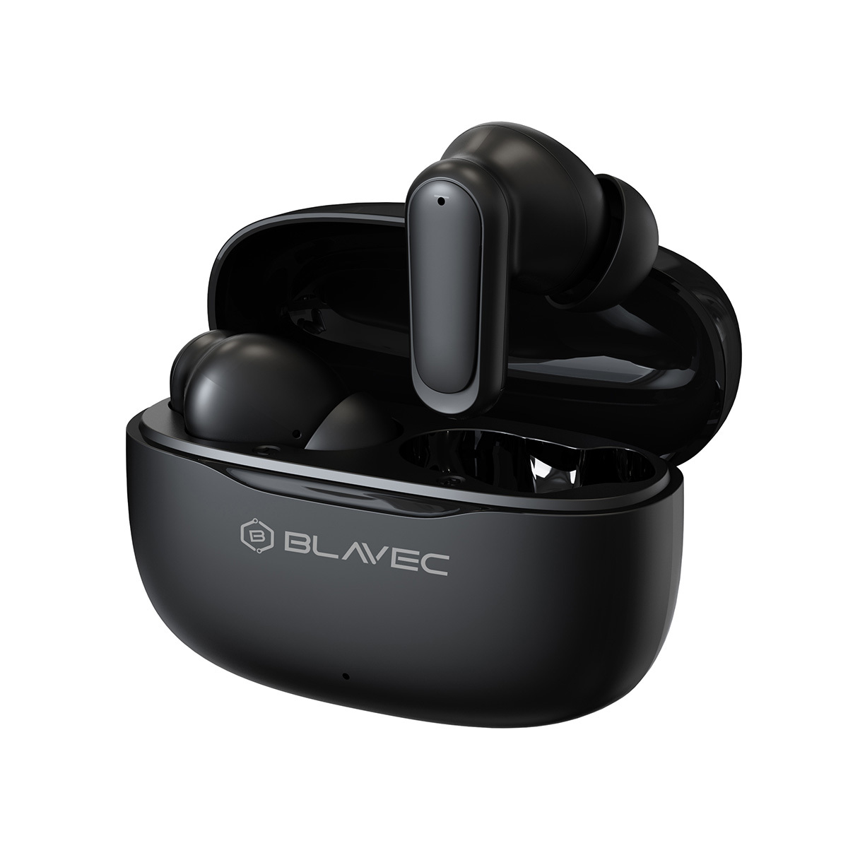 Blavec Bluetooth TWS Ausinės BW-08 Speak AI juodos
