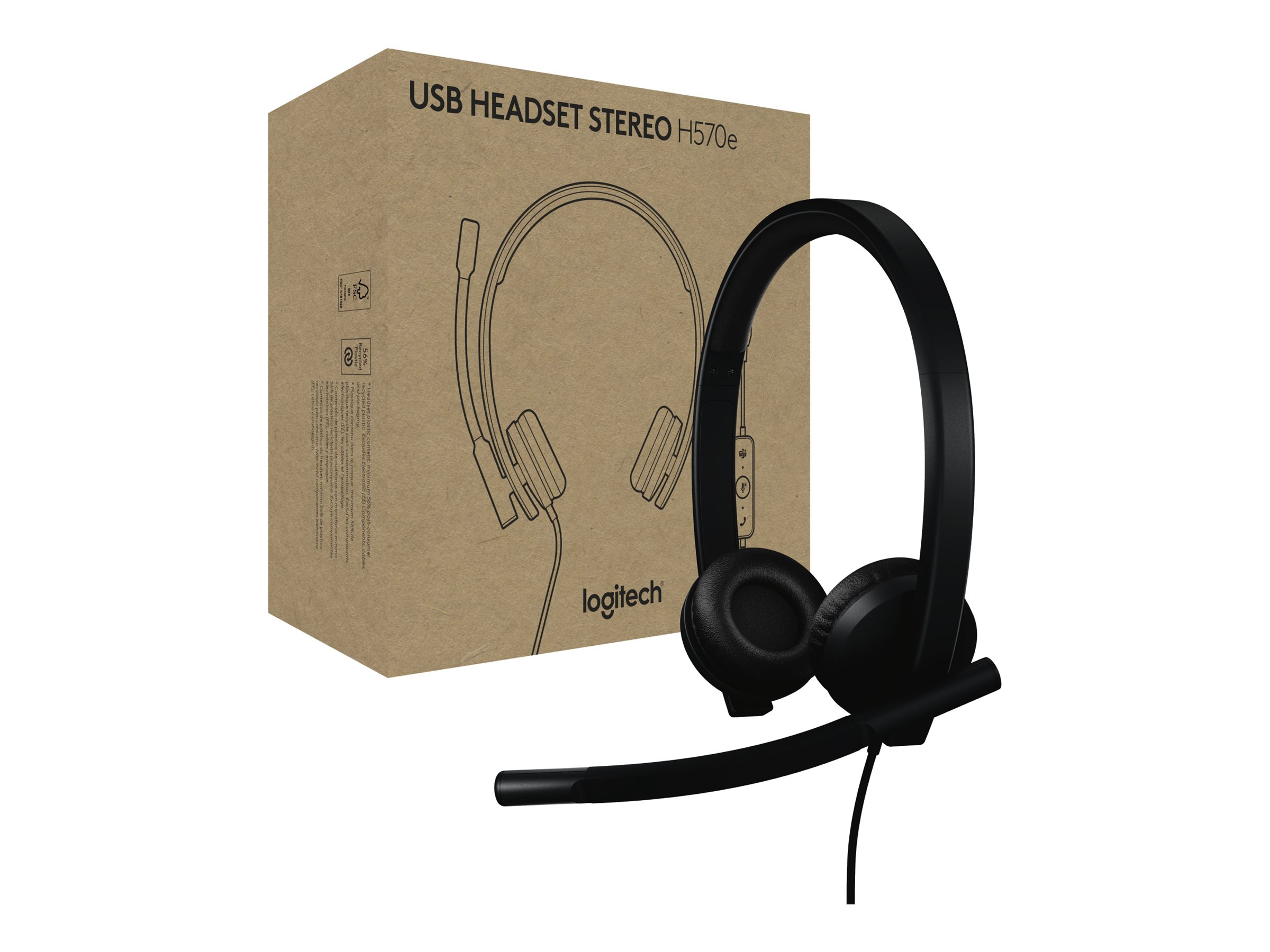 LOGI H570e stereo ausinės Teams versija