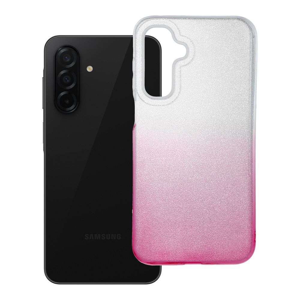Чехол для Samsung A26 5G Shining прозрачный розовый