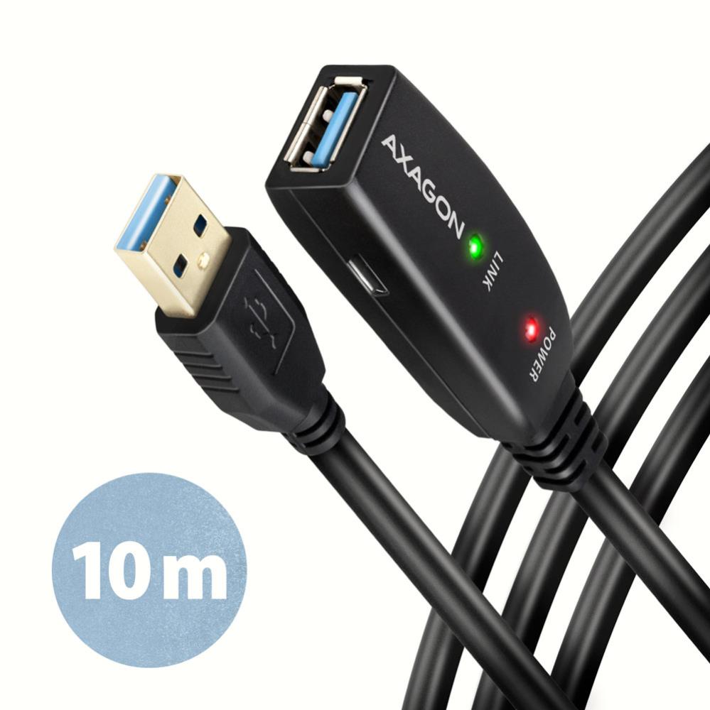 USB3.2 A-M/A-F aktyvus laidas 10m ADR-310 Axagon