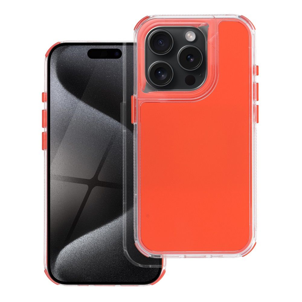 Dėklas iPhone 15 Matrix orange