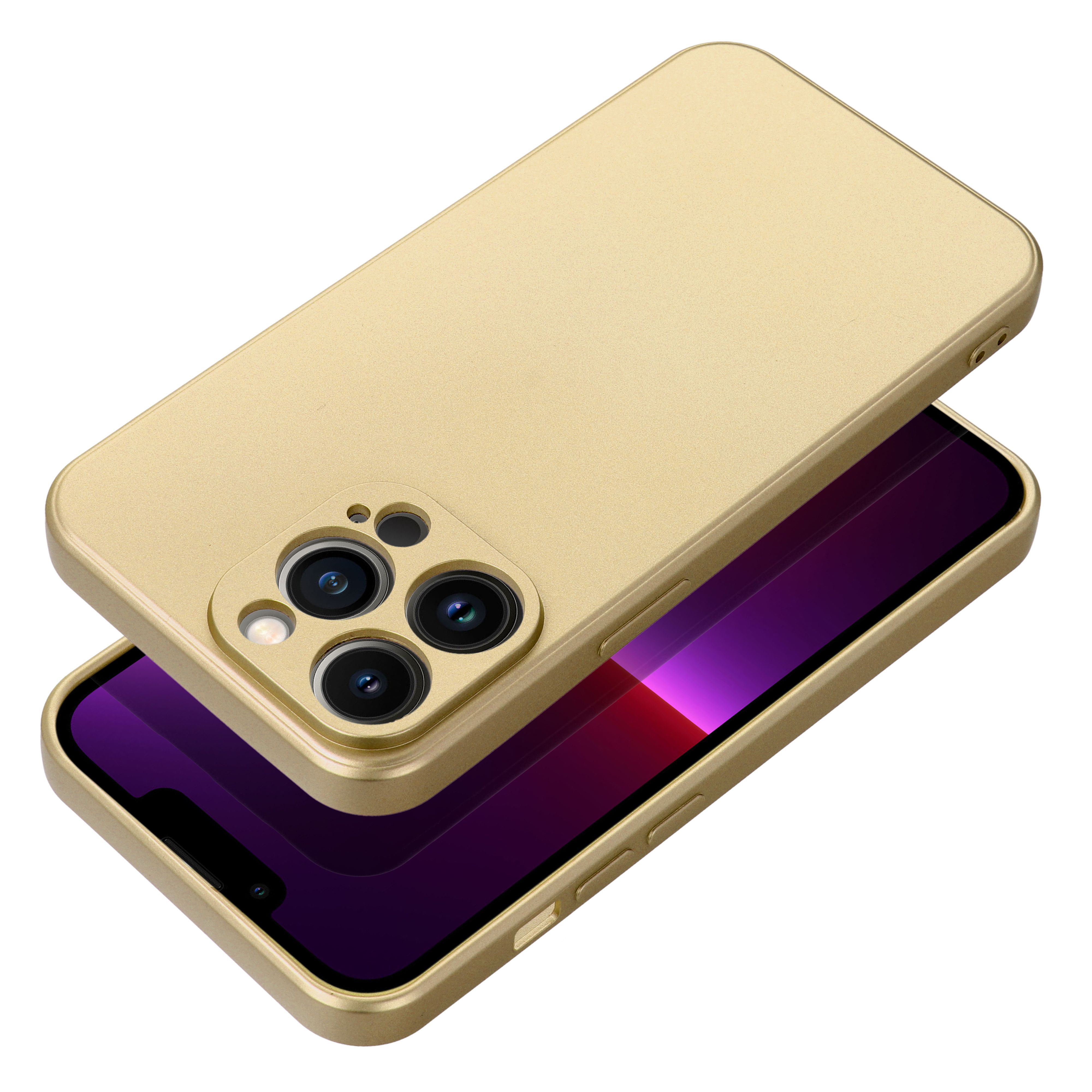 METALLIC dėklas telefonui IPHONE 17 auksinis