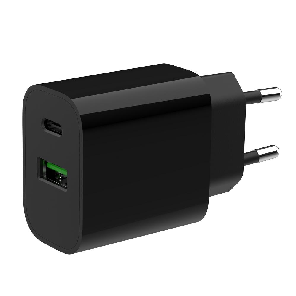 Įkroviklis USB Universalus QC3.0/TA-UC-PDQC20-01-BK GEMBIRD