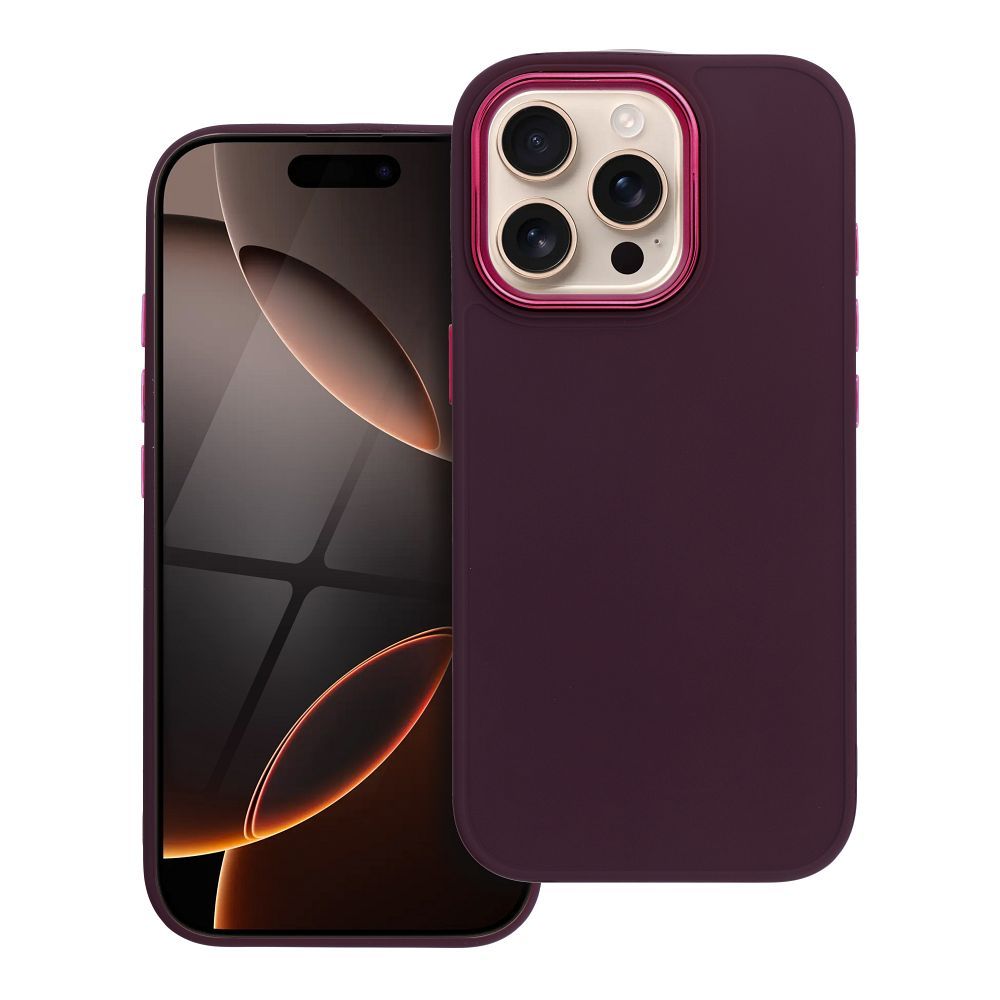 Чехол для iPhone 16 PRO Frame фиолетовый