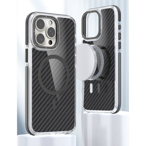 Dėklas "Fiber MagCase" iPhone 17 Pro Max juodas