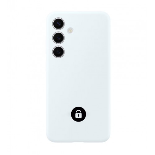 Dėklas "Silicone Cover" skirtas Samsung N975 Note 10 Plus / White / su įpakavimu