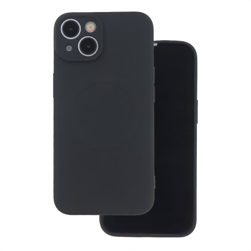 Dėklas "MagCase Silicone" skirtas iPhone 17 juodas