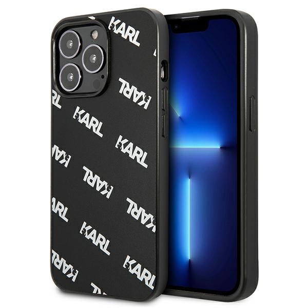 Karl Lagerfeld Allover dėklas telefonui iPhone 13 Pro / iPhone 13 - juodas