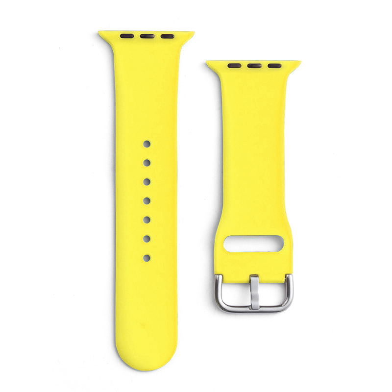 Silikoninis dirželis APS Apple Watch 38/40/41mm - geltonas